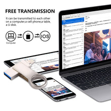 Load image into Gallery viewer, RQW-10D 2 in 1 USB 2.0 &amp; 8 Pin 32GB Flash Drive