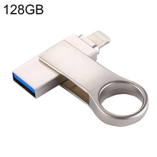 Load image into Gallery viewer, RQW-10D 2 in 1 USB 2.0 &amp; 8 Pin 128GB Flash Drive