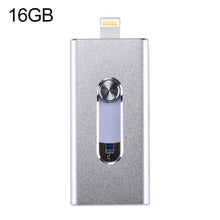 Load image into Gallery viewer, RQW-02  3 in 1 USB 2.0 &amp; 8 Pin &amp; Micro USB 16GB Flash Drive, RQW-02 Black, RQW-02 Gold, RQW-02 Blue, RQW-02 Red, RQW-02 Silver