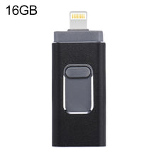Load image into Gallery viewer, easyflash RQW-01B 3 in 1 USB 2.0 &amp; 8 Pin &amp; Micro USB 16GB Flash Drive, RQW-01B Black, RQW-01B Gold, RQW-01B Rose Gold, RQW-01B Silver