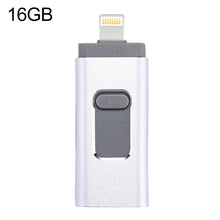 Load image into Gallery viewer, easyflash RQW-01B 3 in 1 USB 2.0 &amp; 8 Pin &amp; Micro USB 16GB Flash Drive, RQW-01B Black, RQW-01B Gold, RQW-01B Rose Gold, RQW-01B Silver