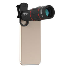Load image into Gallery viewer, 3 in 1 Universal 18X Telephoto Lens + Tripod Mount + Mobile Phone Clip