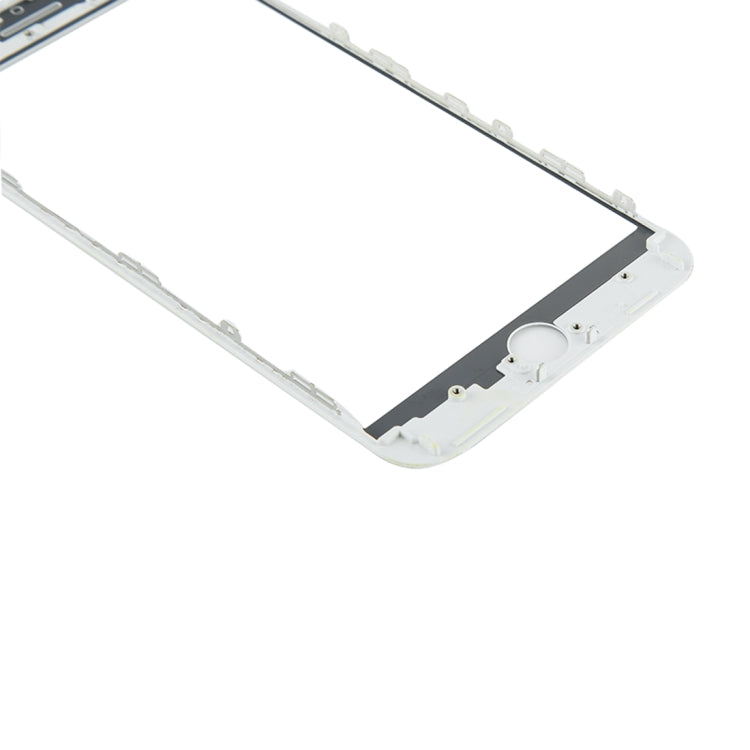 for iPhone 8 Plus Front Screen Outer Glass Lens with Front LCD Screen Bezel Frame