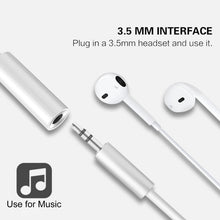 Load image into Gallery viewer, 8 Pin Male to 3.5mm Female Audio Adapter Cable, Need to Connect Bluetooth, Length: about 7.5cm