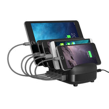 Load image into Gallery viewer, ORICO DUK-5P 40W 5 USB Ports Smart Charging Station with Phone &amp; Tablet Stand