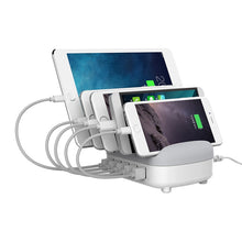 Load image into Gallery viewer, ORICO DUK-5P 40W 5 USB Ports Smart Charging Station with Phone &amp; Tablet Stand