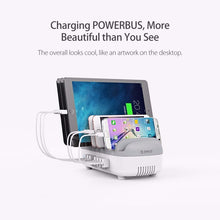 Load image into Gallery viewer, ORICO DUK-10P 120W 10 USB Ports Smart Charging Station with Phone &amp; Tablet Stand, EU Plug, EU Plug(White), EU Plug(Black), US Plug(Black), US Plug(White), UK Plug(Black), UK Plug(White), AU Plug(Black), AU Plug(White)