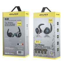 Load image into Gallery viewer, AWEI T1 Sports Headset IPX4 Waterproof Wireless Bluetooth V4.2 Stereo Earphone, Support TWS