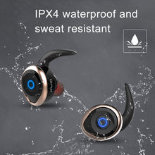 Load image into Gallery viewer, AWEI T1 Sports Headset IPX4 Waterproof Wireless Bluetooth V4.2 Stereo Earphone, Support TWS