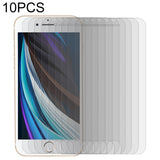 For iPhone SE 2022 / SE 2020 10pcs Large Arc EdgeTempered Glass Film