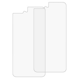 2 PCS for iPhone 8 Plus & 7 Plus 0.3mm 9H Surface Hardness 2.5D Curved Edge Explosion-proof Premium Tempered Glass Back Screen Protector