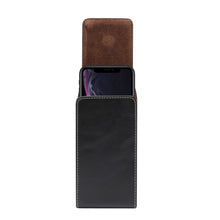 Load image into Gallery viewer, 5.2 inch Universal Vertical Lambskin Texture Waist Bag  for iPhone XS, Galaxy S10e, Huawei P30