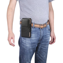 Load image into Gallery viewer, 6.0 inch Universal Vertical Lambskin Texture Waist Bag  for iPhone XS Max, Galaxy S10+, Huawei P30 Pro, For 6.0 inch