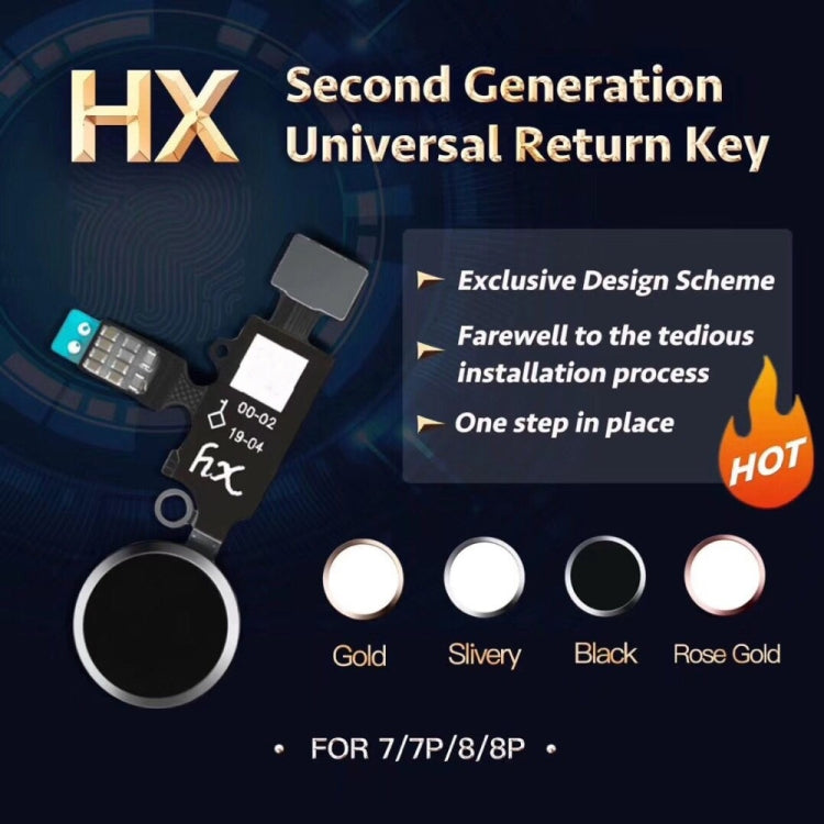 New Design Home Button (2 nd ) with Flex Cable for iPhone 8 Plus / 7 Plus / 8 / 7