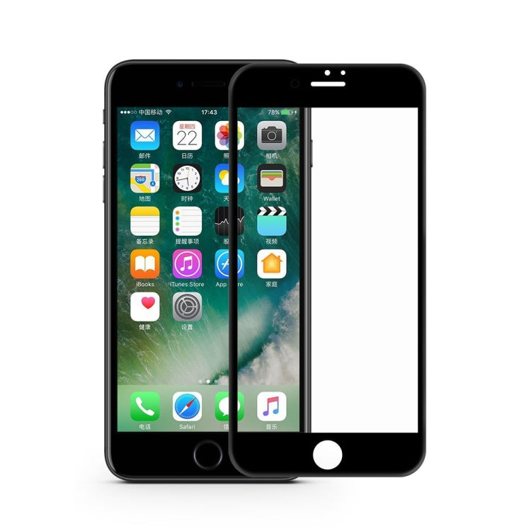mocolo 0.33mm 9H 3D Round Edge Tempered Glass Film for iPhone 8 Plus & 7 Plus
