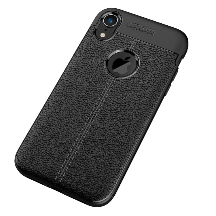 For iPhone X / XS Litchi Texture TPU Case