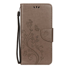 Load image into Gallery viewer, For iPhone XR Embossed Butterfly Pattern Horizontal Flip Leather Case with Card Slot &amp; Holder &amp; Wallet &amp; Lanyard, For XR