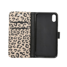 Load image into Gallery viewer, For iPhone XR Leopard Pattern Horizontal Flip Leather Case with Holder &amp; Card Slots, For XR