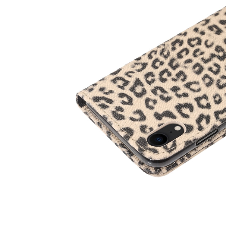For iPhone XR Leopard Pattern Horizontal Flip Leather Case with Holder & Card Slots, For XR