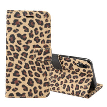 Load image into Gallery viewer, For iPhone XR Leopard Pattern Horizontal Flip Leather Case with Holder &amp; Card Slots, For XR