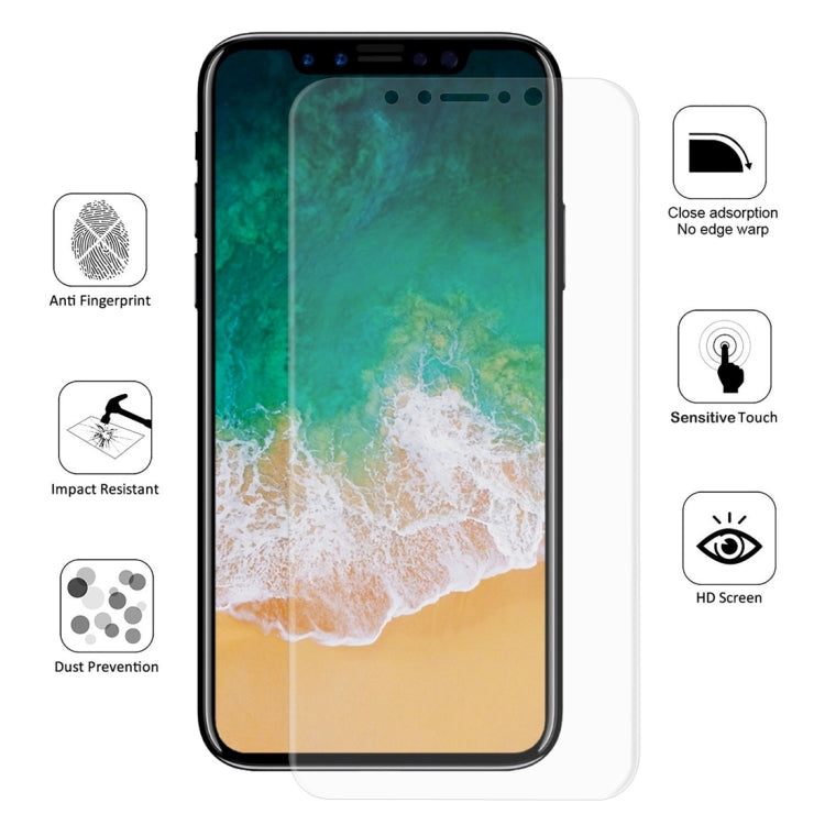 ENKAY Hat-Prince 0.1mm 3D Full Screen Protector Explosion-proof Hydrogel Film for iPhone XS, TPU+TPE+PET Material