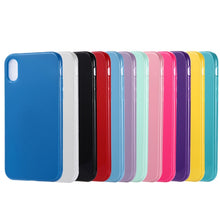 Load image into Gallery viewer, For iPhone X / XS Candy Color TPU Case, For XS