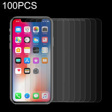 Load image into Gallery viewer, For iPhone XS / X 100pcs 9H 2.5D Tempered Glass Film