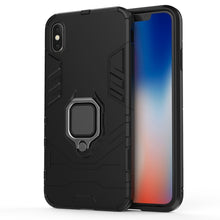 Load image into Gallery viewer, For iPhone XS Max PC + TPU Shockproof Protective Case with Magnetic Ring Holder