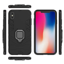 Load image into Gallery viewer, For iPhone XS Max PC + TPU Shockproof Protective Case with Magnetic Ring Holder