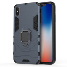 Load image into Gallery viewer, For iPhone XS Max PC + TPU Shockproof Protective Case with Magnetic Ring Holder