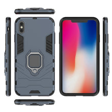 Load image into Gallery viewer, For iPhone XS Max PC + TPU Shockproof Protective Case with Magnetic Ring Holder, For XS Max