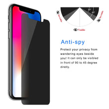 Load image into Gallery viewer, For iPhone XS Max ENKAY Hat-Prince 0.26mm 9H 2.5D Privacy Anti-glare Tempered Glass Film