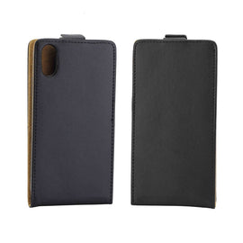For iPhone XS Max Business Style Vertical Flip TPU Leather Case with Card Slot