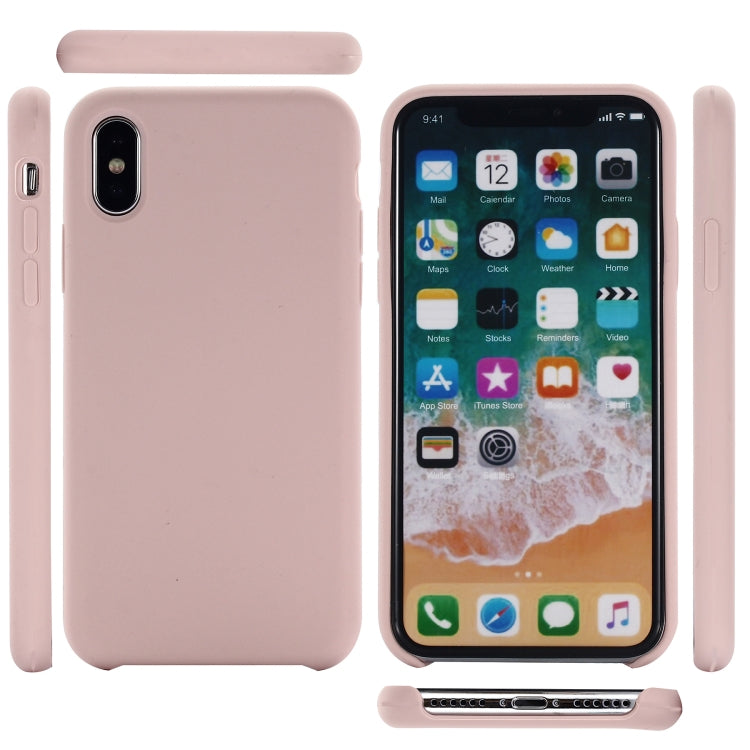 For iPhone XS Max Four Corners Full Coverage Liquid Silicone Protective Case Back Cover, For XS Plus, XS Max, For XS Max