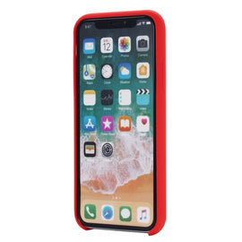 For iPhone XS Max Four Corners Full Coverage Liquid Silicone Protective Case Back Cover