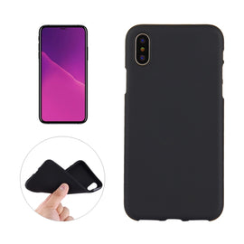 For iPhone XS Max Solid Color Frosted Soft TPU Case