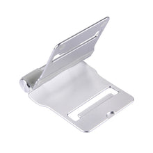 Load image into Gallery viewer, Portable Adjustable Foldable CNC Aluminium Alloy Desktop Tablet Holder Stand for iPad &amp; iPhone &amp; Tablet