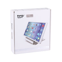 Load image into Gallery viewer, Portable Adjustable Foldable CNC Aluminium Alloy Desktop Tablet Holder Stand for iPad &amp; iPhone &amp; Tablet