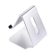 Load image into Gallery viewer, Portable CNC Aluminium Alloy Desktop Tablet Holder Stand for iPad &amp; iPhone &amp; Tablet