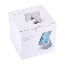 Load image into Gallery viewer, Portable CNC Aluminium Alloy Desktop Tablet Holder Stand for iPad &amp; iPhone &amp; Tablet