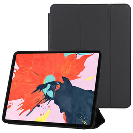 Horizontal Flip Solid Color Leather Case for iPad Pro 12.9 inch (2018), with Three-folding Holder & Wake-up / Sleep Function