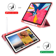 Load image into Gallery viewer, Three-folding Shockproof TPU Protective Case for iPad Pro 11 inch (2018) / (2020), with Holder &amp; Pen Slot, iPad Pro 11 inch (2018) / (2020)