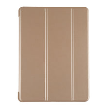 Load image into Gallery viewer, PU Plastic Bottom Case Foldable Deformation Left and Right Flip Leather Case with Three Fold Bracket &amp; Smart Sleep for iPad Air3 2019