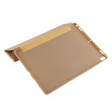 Load image into Gallery viewer, PU Plastic Bottom Case Foldable Deformation Left and Right Flip Leather Case with Three Fold Bracket &amp; Smart Sleep for iPad Air3 2019