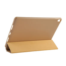 Load image into Gallery viewer, PU Plastic Bottom Case Foldable Deformation Left and Right Flip Leather Case with Three Fold Bracket &amp; Smart Sleep for iPad Air3 2019