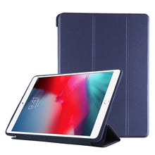 Load image into Gallery viewer, PU Plastic Bottom Case Foldable Deformation Left and Right Flip Leather Case with Three Fold Bracket &amp; Smart Sleep for iPad Air3 2019
