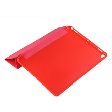 Load image into Gallery viewer, PU Plastic Bottom Case Foldable Deformation Left and Right Flip Leather Case with Three Fold Bracket &amp; Smart Sleep for iPad Air3 2019