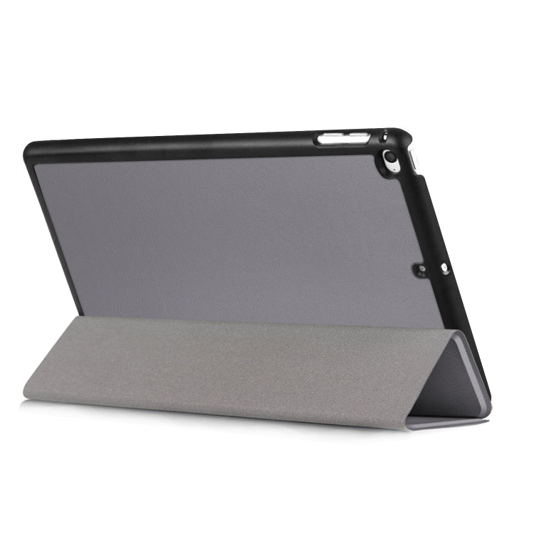 Custer Texture Horizontal Flip Leather Case for  iPad Mini 2019 & Mini 4, with Three-folding Holder & Sleep / Wake-up Function