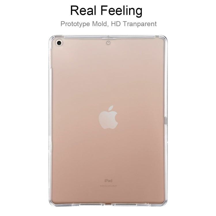For iPad 10.2 2021 / 2020 / 2019 3mm HD Transparent TPU Soft Protective Case