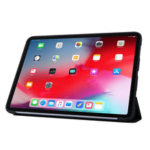 Load image into Gallery viewer, For iPad Pro 11 (2020) PC + PU Leather Tablet Case with Three-folding Holder, For iPad Pro 11 (2020)